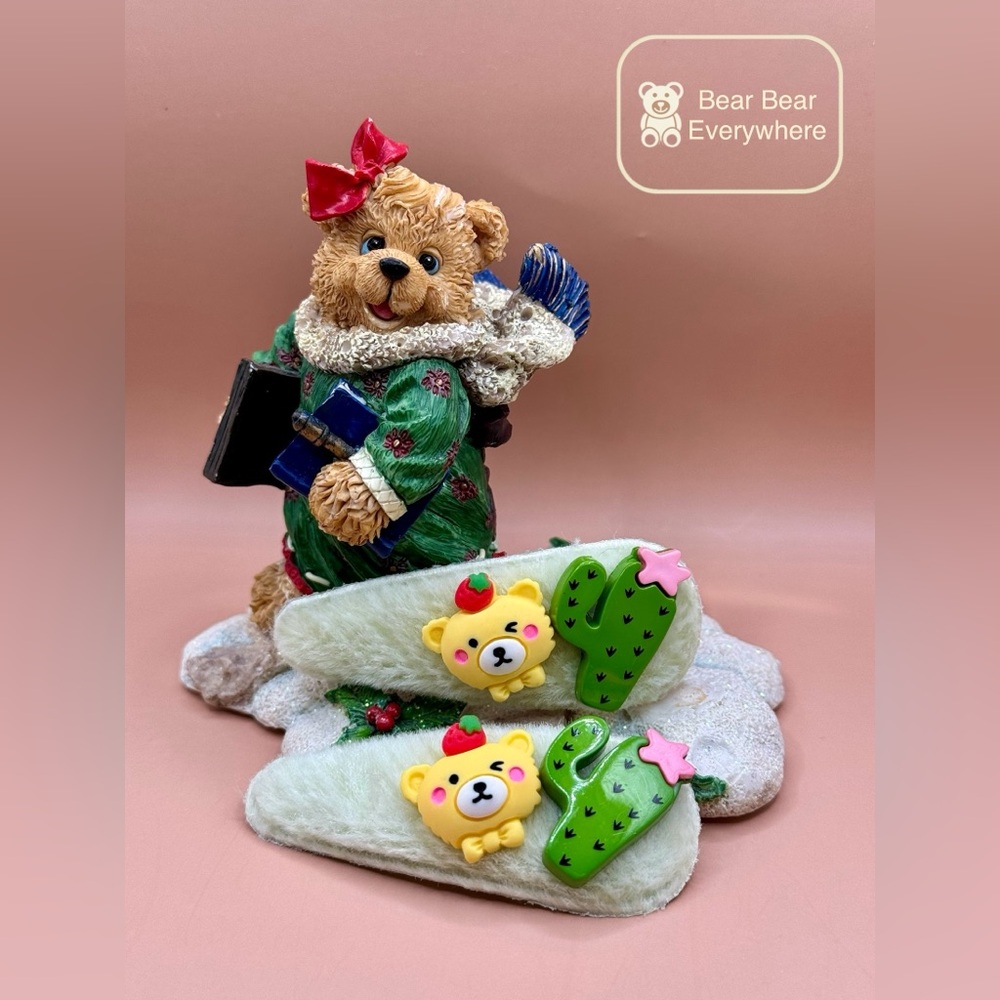 Handmade cute Bear Hairclip
